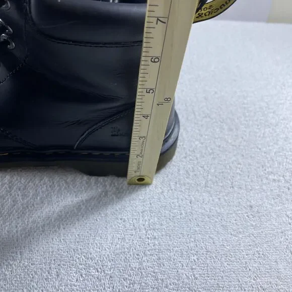 Dr Martens Black Leather Cartor Boots Men’s 13 M - Picture 9 of 10